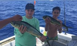Two anglers fishing in Miami Beach