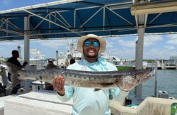 Great Barracuda caught fishing in Miami Beach