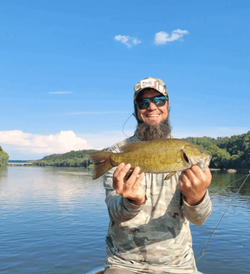 Angler with a 17-inch fish in Leesburg