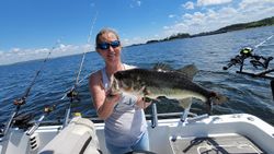 Catch of the day! Largemouth Bass caught in SC.