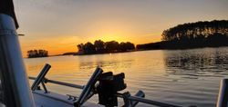 Scenic view of Lexington with fishing rods and gear