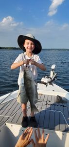 Striped bass caught while fishing in SC