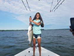Striped bass caught while fishing in SC