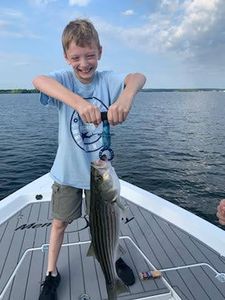 Striped bass caught while fishing in SC