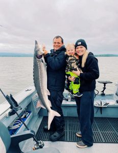 Big sturgeon—fun and fearless!