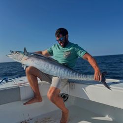 Wahoo fish caught while fishing in RI