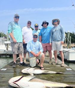 six people on a fishing cruise in norfolk