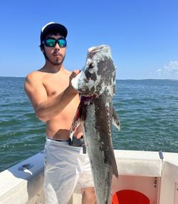 A person fishing in Norfolk