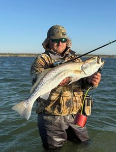 Speckled trout catch while fishing in Corpus Christi TX waters