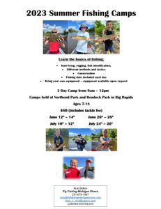 A group of 8 people fishing in Baldwin