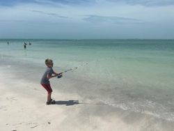 Person fishing in MI