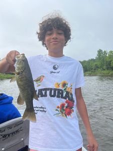 Smallmouth bass caught in Michigan