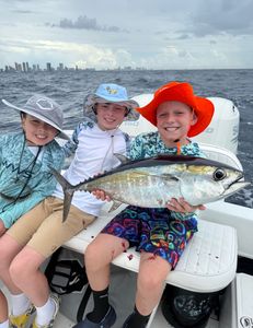 Image of a little tunny fish caught while fishing in FL.