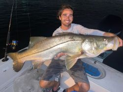 Snook fish caught in FL by fisherman