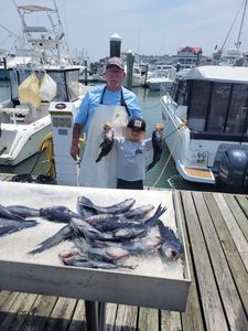 2 people fishing in Cape May