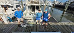 Three people fishing in New Jersey