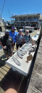 Four people fishing in New Jersey