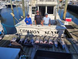 Three anglers fishing in Cape May