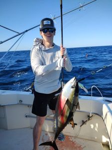 Yellowfin tuna caught while fishing in Cape May