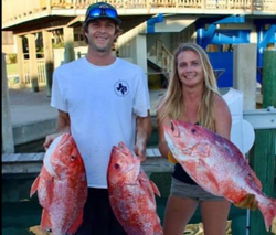 3 fishing tour with 2 people in Port Aransas