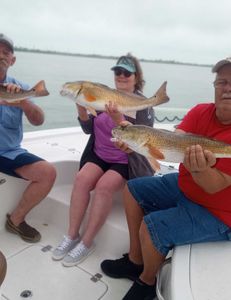 Two redfish, 42 inches long, caught in Port Aransas