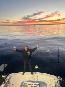 Angler fishing in South Portland