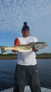 Angler with big fish in TX