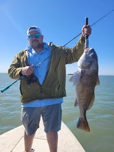 Angler with 1 big fish in TX