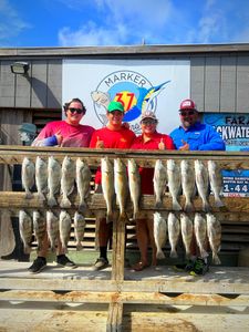 This family caught a lot at Corpus Christi bay, TX