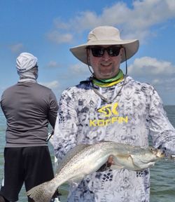 Person fishing in Corpus Christi