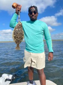 Summer Flounder fish caught while fishing in TX
