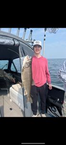Angler fishing in Sackets Harbor