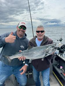 Chinook Salmon fish caught in NY