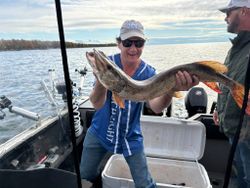 Two people fishing in New York