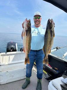 Two big fish caught in Sackets Harbor