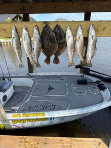 8 spotted weakfish and summer flounder in Bridge City