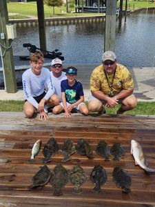 4 summer flounder caught in TX