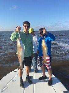 2 anglers fishing in TX