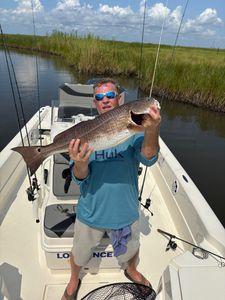 Redfish caught while fishing in Bridge City