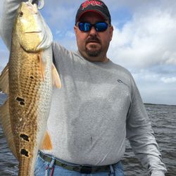 Redfish caught by angler at Bridge City