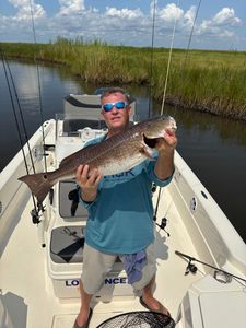 Redfish caught while fishing in Bridge City