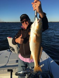 Lone angler fishing in Texas