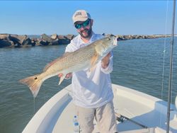 Angler with a 28-inch fish caught in St. Marys