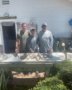 3 people fishing in Georgia