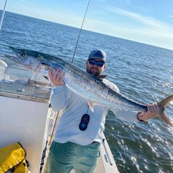 King Mackerel, a big 36-inch fish, caught while fishing in St. Marys