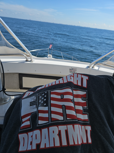 Trolling the deep blue as the skies clear over Destin!