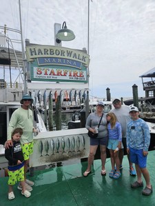 Group of 6 people fishing in Florida