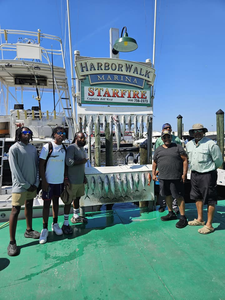 Six people fishing in Destin, Florida