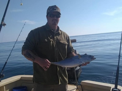 A person fishing in North Carolina