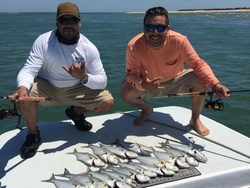 Two anglers fishing in North Carolina